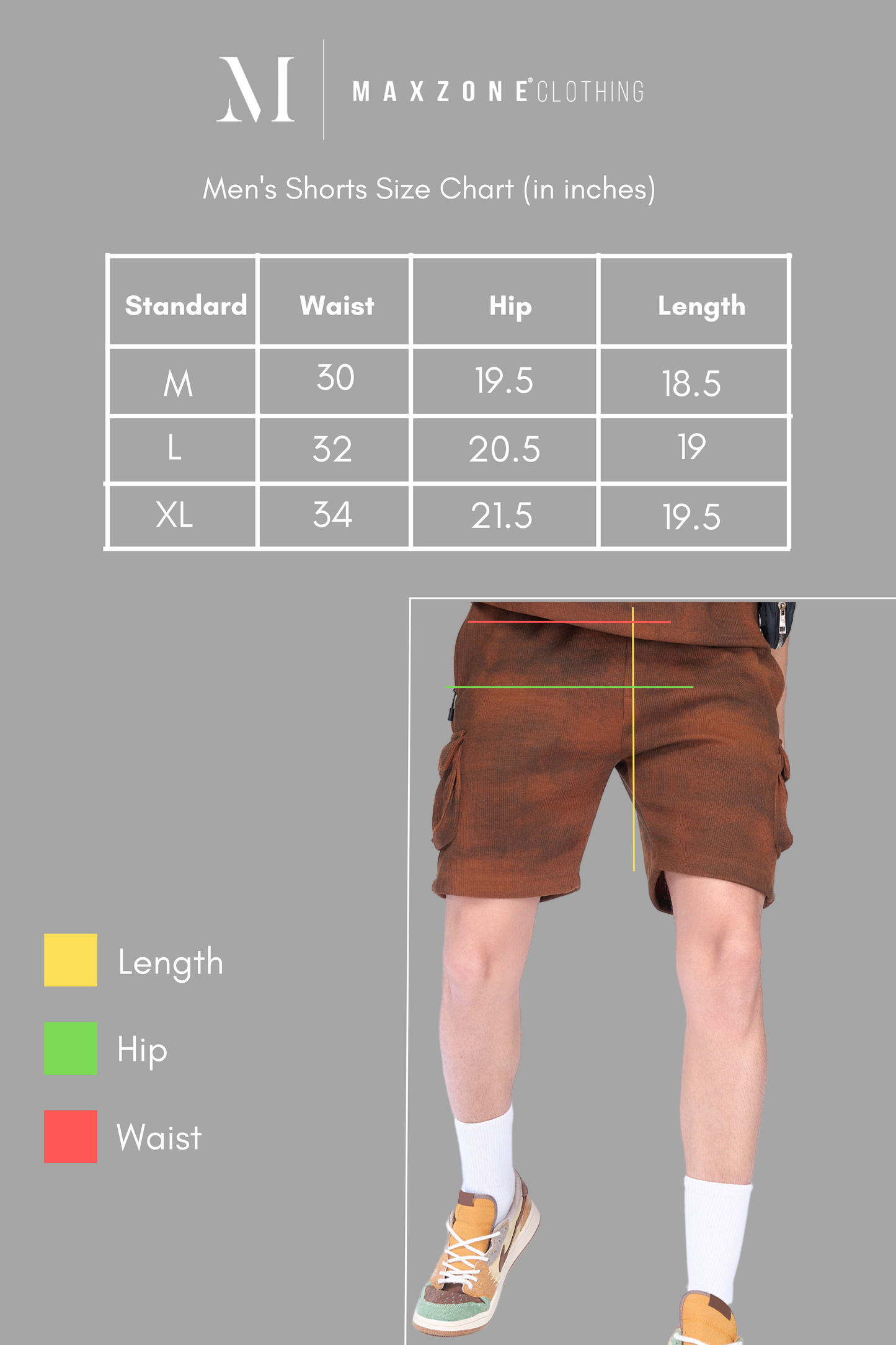 German Grey - Hue Shorts